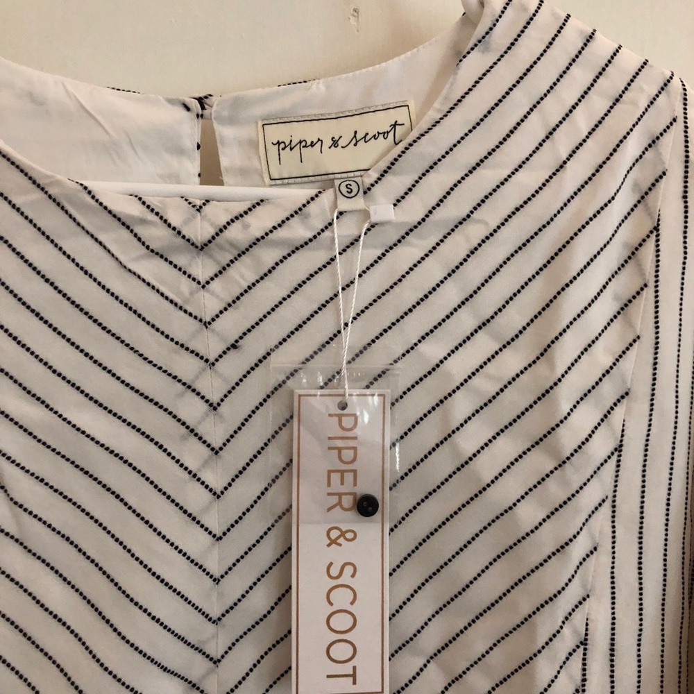 Piper & Scoot: Waterford Dress / White, Size Small